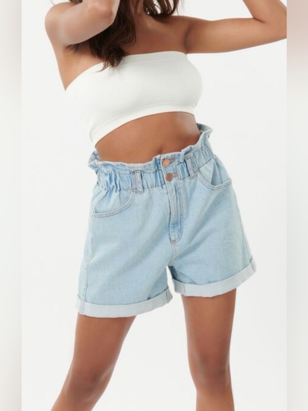 Garage Paperbag Jean Shorts